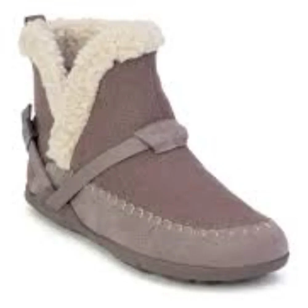Xero Ashland Shearling Boots Booties Size 9 Taupe Vegan